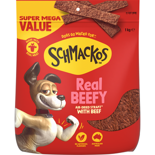 SCHMACKOS STRAPZ BEEF 1KG