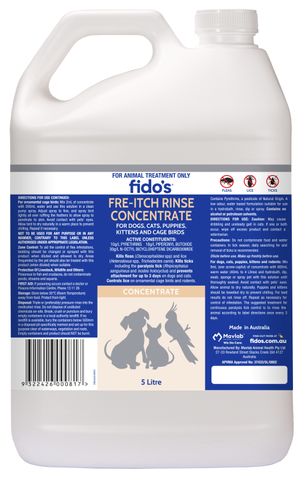 FIDOS RINSE CONCENTRATE FREITCH 5L P5130