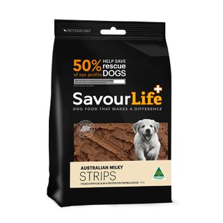 SAVOURLIFE AUS MILKY STRIPS 150G