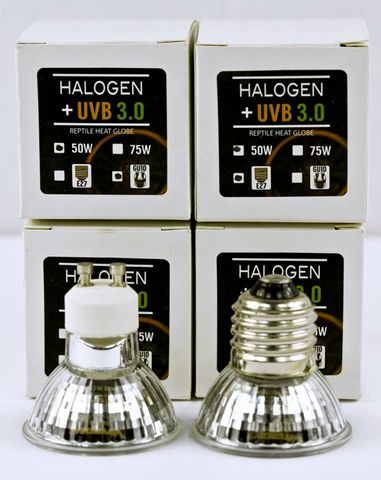 VENOM GEAR HALOGEN HEAT LAMP UVB 3.0 GU10 240V 50W