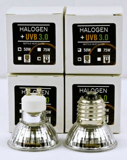 VENOM GEAR HALOGEN HEAT LAMP UVB 3.0 GU10 240V 50W