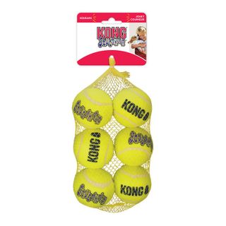 KONG SQUEAK AIR BALLS MEDIUM 6 PACK