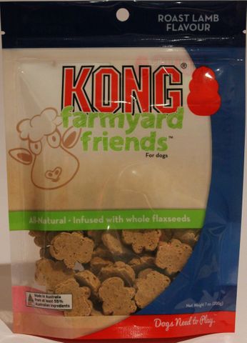 KONG FARMYARD FRIEND LAMB TREAT 200G XFY2