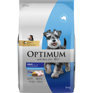 OPTIMUM DOG ADULT SMALL BREED CHICKEN 15KG