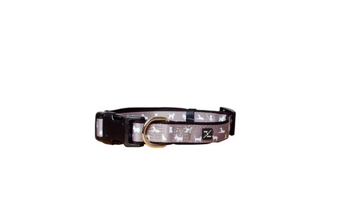 MOG AND BONE NEOPRENE COLLARS MOCCA DOG MEDIUM