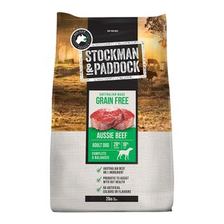 STOCKMAN & PADDOCK GRAIN FREE BEEF 20KG