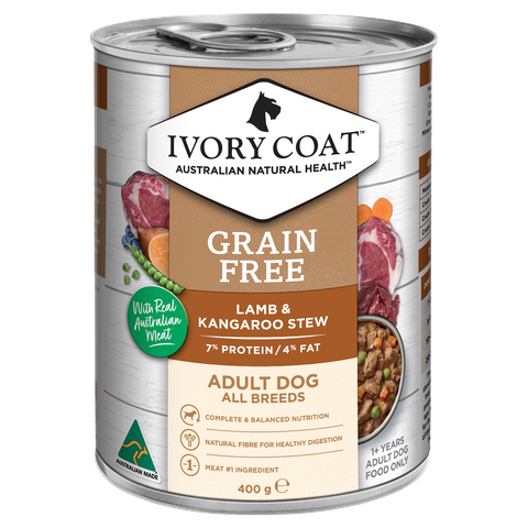 IVORY COAT LAMB & KANGAROO STEW 12X400G