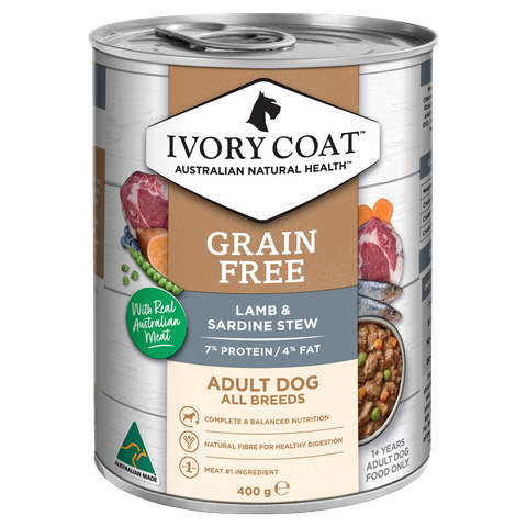 IVORY COAT LAMB & SARDINE STEW 12X400G