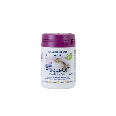 TROY PLAQUEOFF FOR CATS 40G