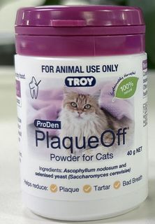 TROY PLAQUEOFF FOR CATS 40G