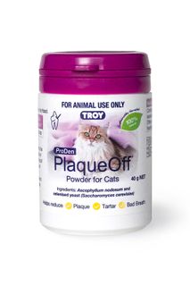 TROY PLAQUEOFF FOR CATS 40G