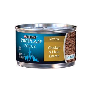 Pro Plan Kitten Chicken & Liver Entrée Wet Cat Food 85Gx24