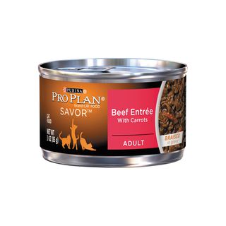 Pro Plan Complete Essentials Beef & Carrots Entrée In Gravy Wet Cat Food 85Gx24