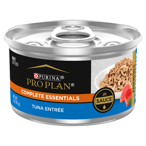 Pro Plan Complete Essentials Tuna Entrée In Sauce Wet Cat Food 85Gx24