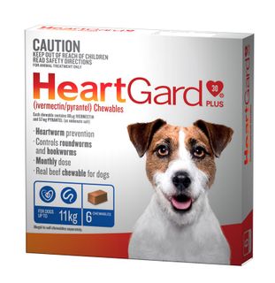 HEARTGARD PLUS SML 0-11KG BLUE 6PACK