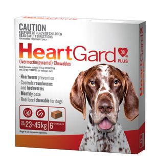 HEARTGARD PLUS LGE 23-45KG BROWN 6PACK