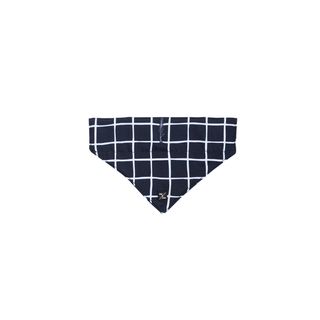 MOG AND BONE BANDANA NAVY CHECK MEDIUM