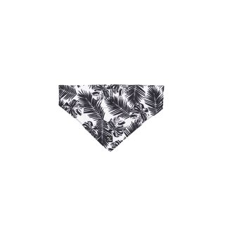 MOG AND BONE BANDANA BLACK LEAF MEDIUM