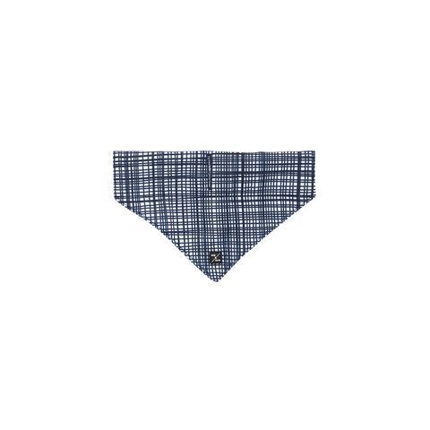 MOG AND BONE BANDANA NAVY LINEN SMALL