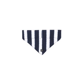 MOG AND BONE BANDANA NAVY HAMPTON STRIPE LARGE