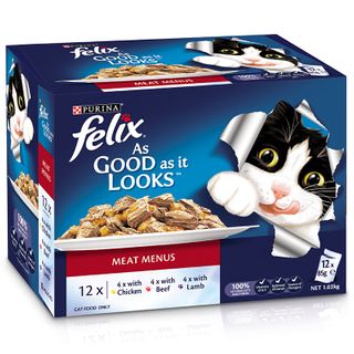 FELIX AS GOOD AS IT LOOKS MEAT MENU MULTIPACK 12X85G