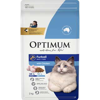 OPTIMUM CAT FURBALL CHICKEN 2KG