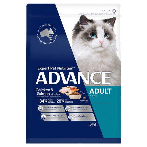 ADVANCE CAT ADULT CHIC & SALMON 6KG
