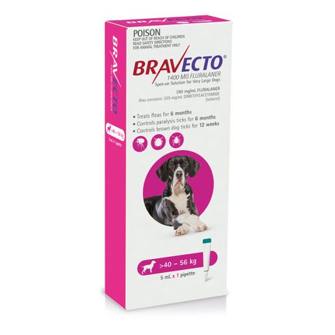 BRAVECTO DOG SPOT ON 40-56KG 1PACK