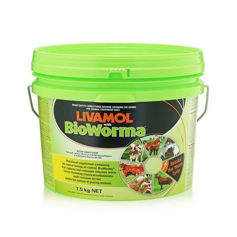 INTERNATION ANIMAL HEALTH LIVAMOL WITH BIOWORMA 7.5KG