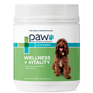 PAW WELLNESS + VITALITY CHEWS 300G