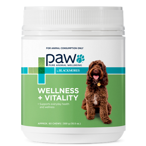 PAW WELLNESS + VITALITY CHEWS 300G