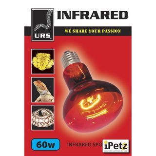 ULTIMATE REPTILE SUPPLIERS INFRARED GLOBE 60W