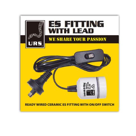 ULTIMATE REPTILE SUPPLIERS LEAD WITH ES FITTING