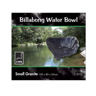 ULTIMATE REPTILE SUPPLIERS BILLABONG WATER BOWL GRANITE SMALL