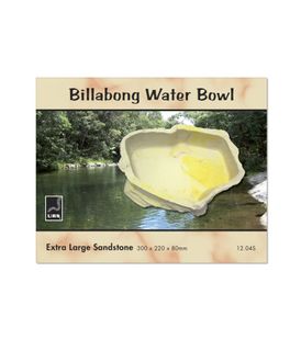 ULTIMATE REPTILE SUPPLIERS BILLABONG WATER BOWL SANDSTONE XLGE