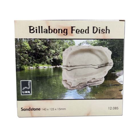 ULTIMATE REPTILE SUPPLIERS BILLABONG FEEDING DISH SANDSTONE