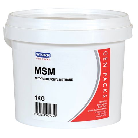 VETSENSE GEN-PACK MSM POWDER 1KG