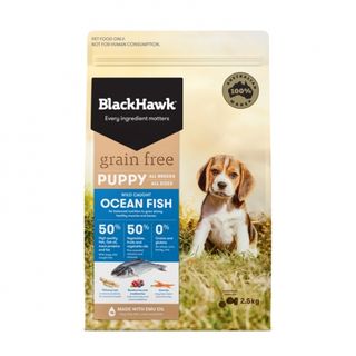 BLACK HAWK PUPPY GRAIN FREE OCEAN FISH 2.5KG