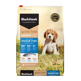 BLACK HAWK PUPPY GRAIN FREE OCEAN FISH 7KG