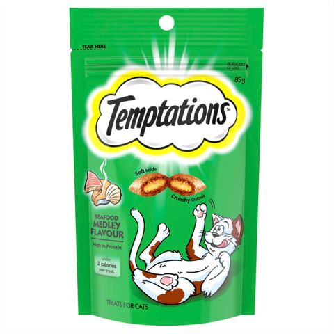 TEMPTATIONS SEAFOOD MEDLEY 85G