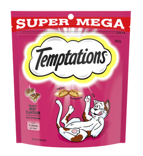 TEMPTATIONS HEARTY BEEF 350G