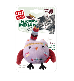GIGWI HAPPY INDIANS MELODY CHASER OWL