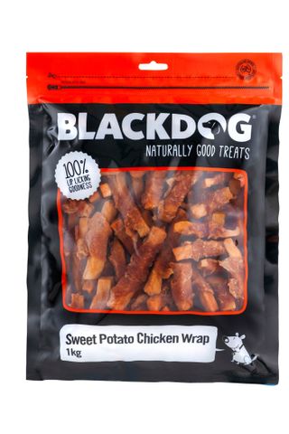 BLACKDOG SWEET POTATO CHICKEN WRAP 1KG