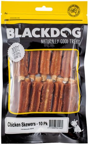 BLACKDOG CHICKEN SKEWERS 10PACK