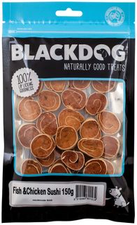 BLACKDOG FISH AND CHICKEN SUSHI 150G