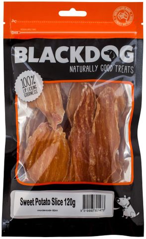 BLACKDOG SWEET POTATO SLICE 120G