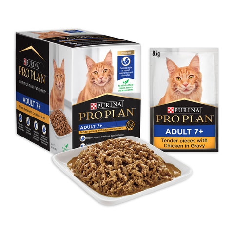 PRO PLAN CAT SENIOR 7 PLUS CHIC 85GX12