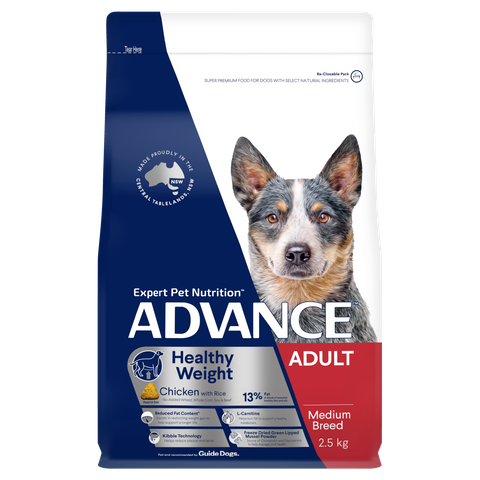 ADVANCE DOG WEIGHT MEDIUM BREED CHICK 2.5KG