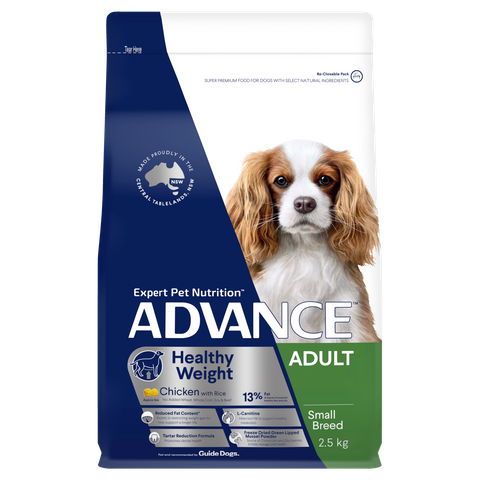 ADVANCE DOG WEIGHT SMALL BREED CHICKEN 2.5KG