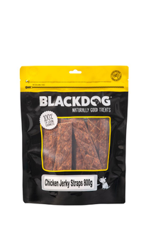 BLACKDOG CHICKEN JERKY STRAPS 800G